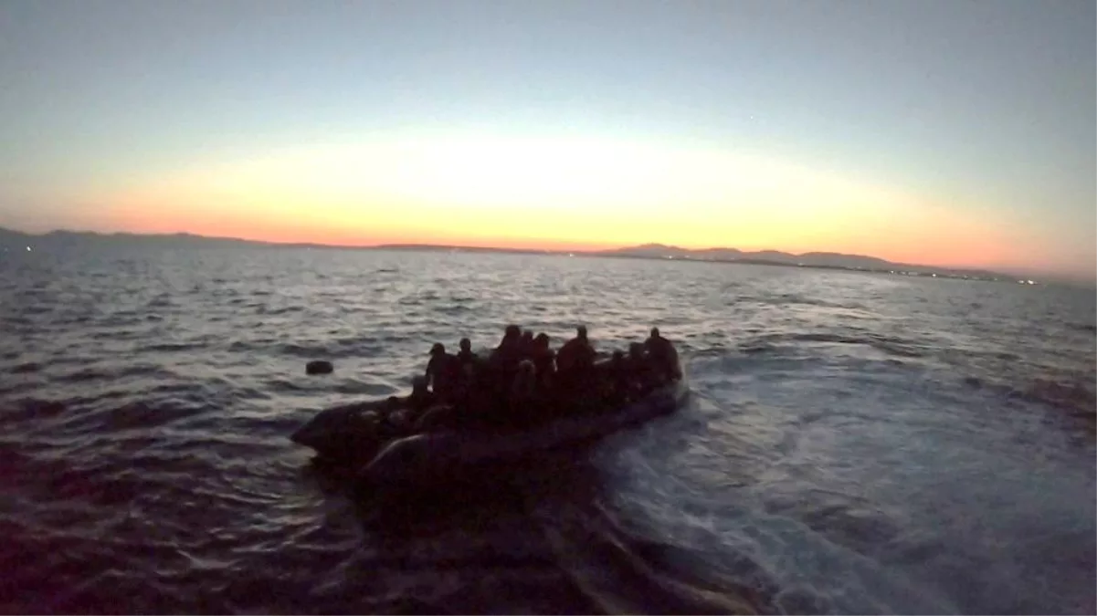 Aydın’da 28 düzensiz göçmen kurtarıldı