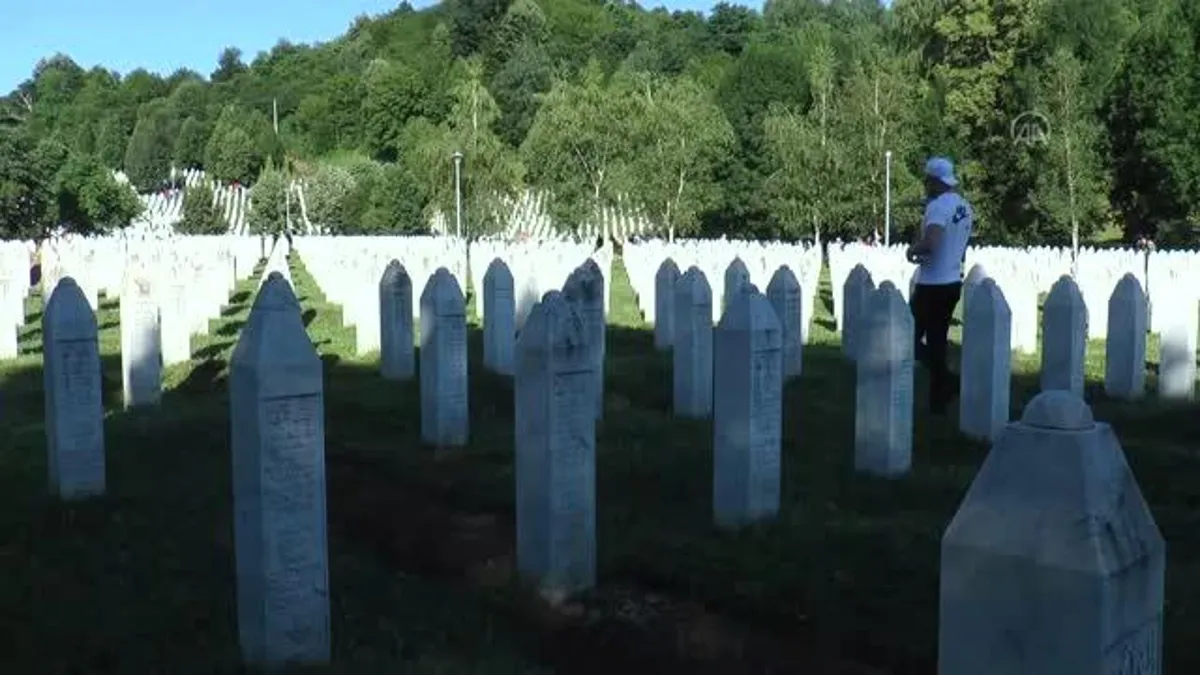 Bosna Hersek’te Srebrenitsa soykırımının 27’nci yılı dolayısıyla anma programı yapıldı