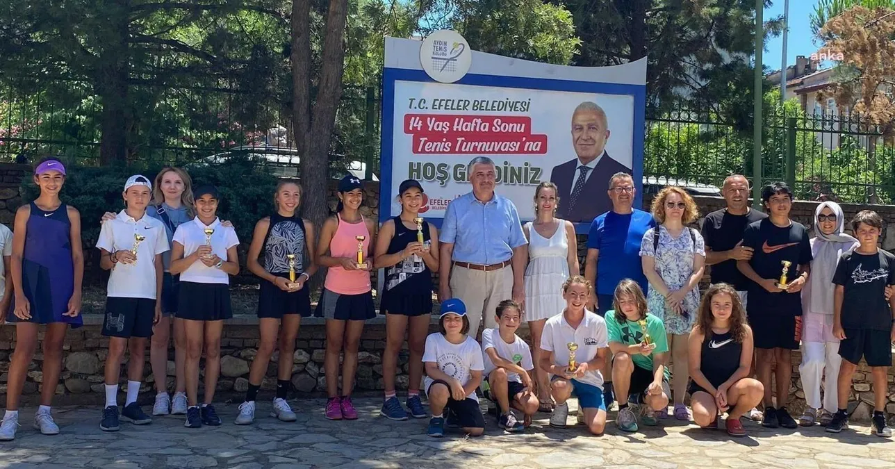 Efeler Belediyesi Tenis Turnuvası’nda Ödüller Sahiplerini Buldu