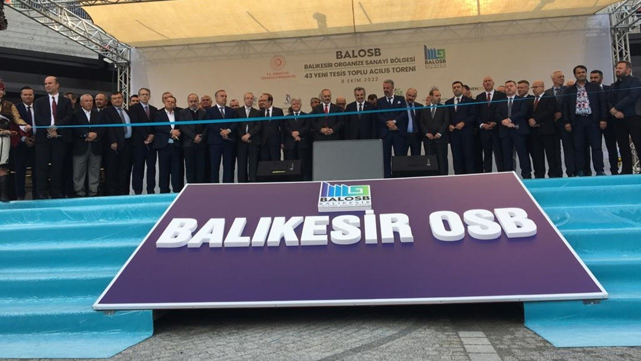 Balıkesir’de 42 sanayi tesisi törenle açıldı