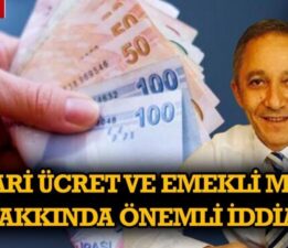 Asgari ücret ve emekli maaşı hakkında önemli iddia!