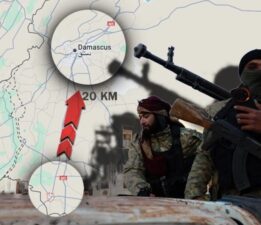 Silahlı grupların ilerleyişi sürüyor: Şam’a 20 kilometre kaldı!