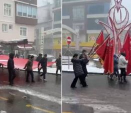 Ordu’da skandal görüntüler: Öğrencileri Erdoğan’ın şiiri eşliğinde yürüttüler