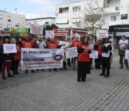 Çeşme’de emekliler sokakta