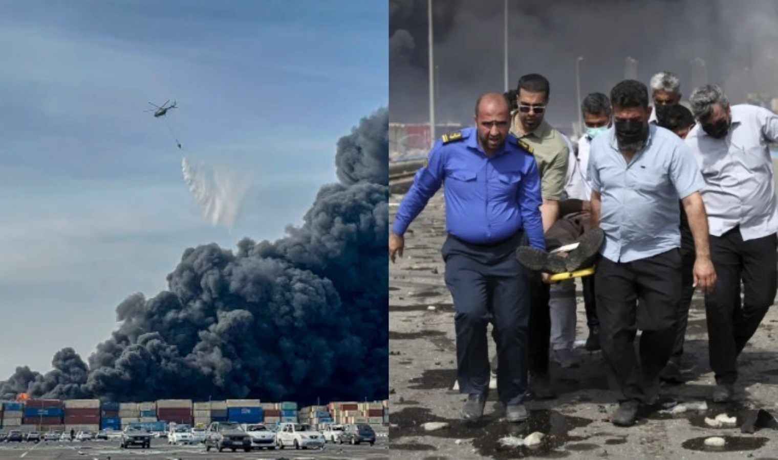 Bender Abbas Limanı’nda yangın sürüyor: Rusya’dan destek geldi!