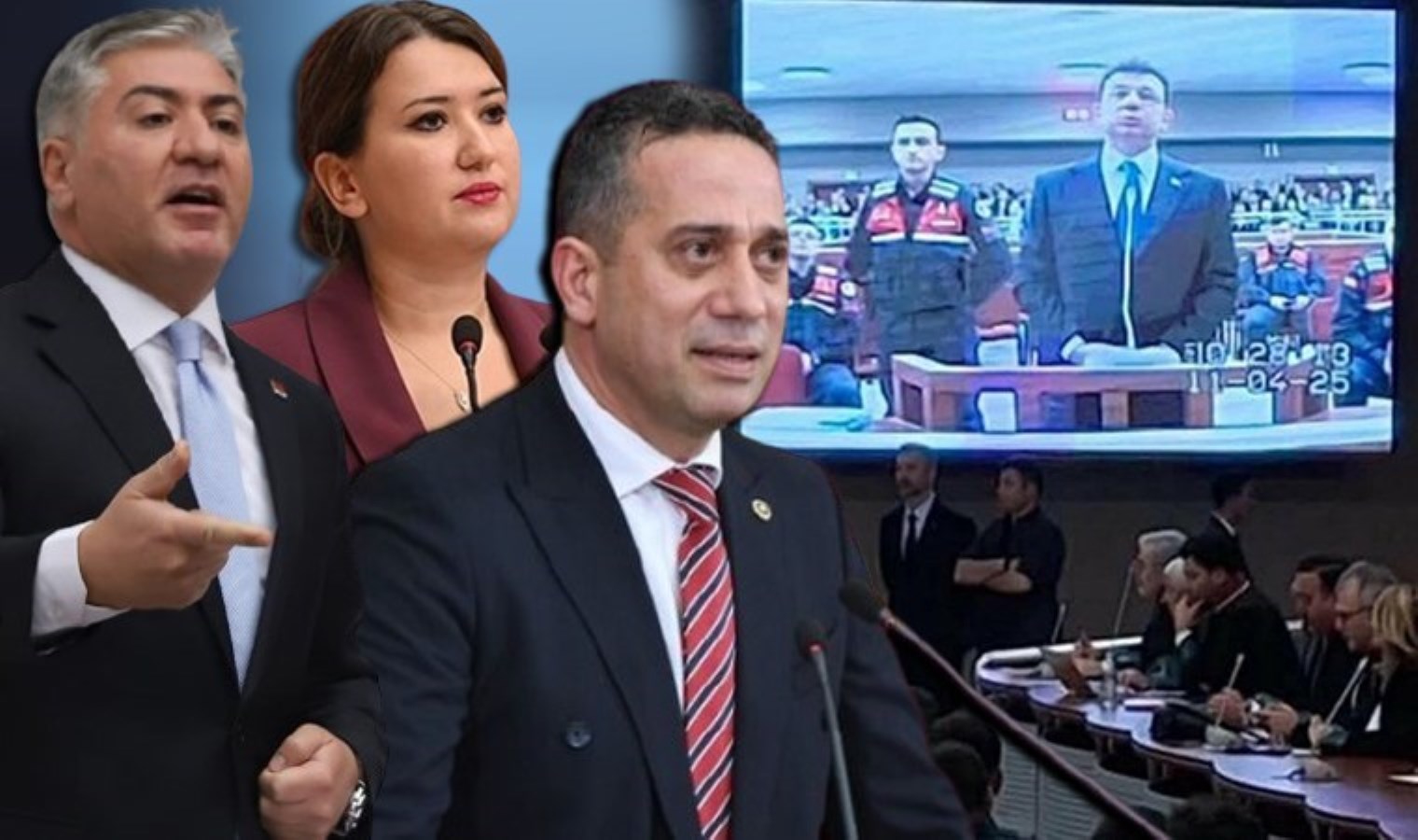 Duruşma salonundaki görüntüsü ortaya çıkmıştı… CHP’li vekillerden ‘İmamoğlu’ paylaşımları: ‘Bu fotoğraf millet iradesini yargılamaya kalkışmanın fotoğrafıdır’