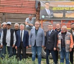 Manisa’da yangından etkilenen üreticiye fidan desteği