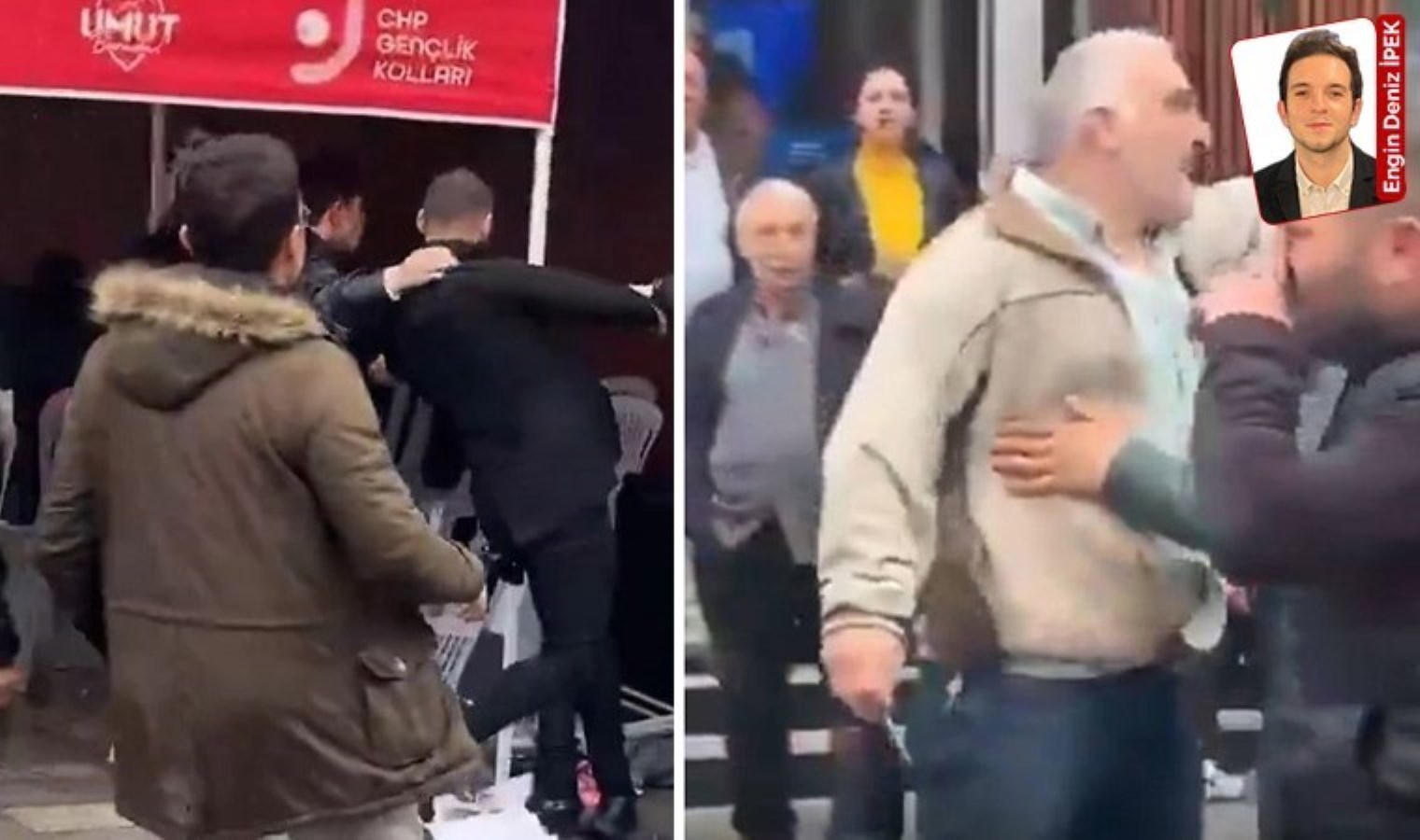 Trabzon’da CHP standına saldıran şahıs tutuklandı!