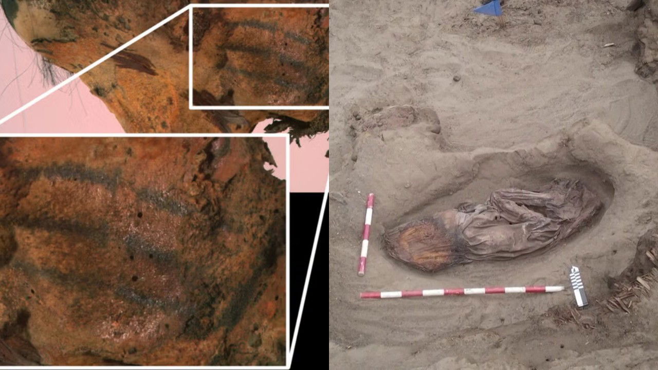 800 yıllık mumyada gizli dövmeler ortaya çıkarıldı