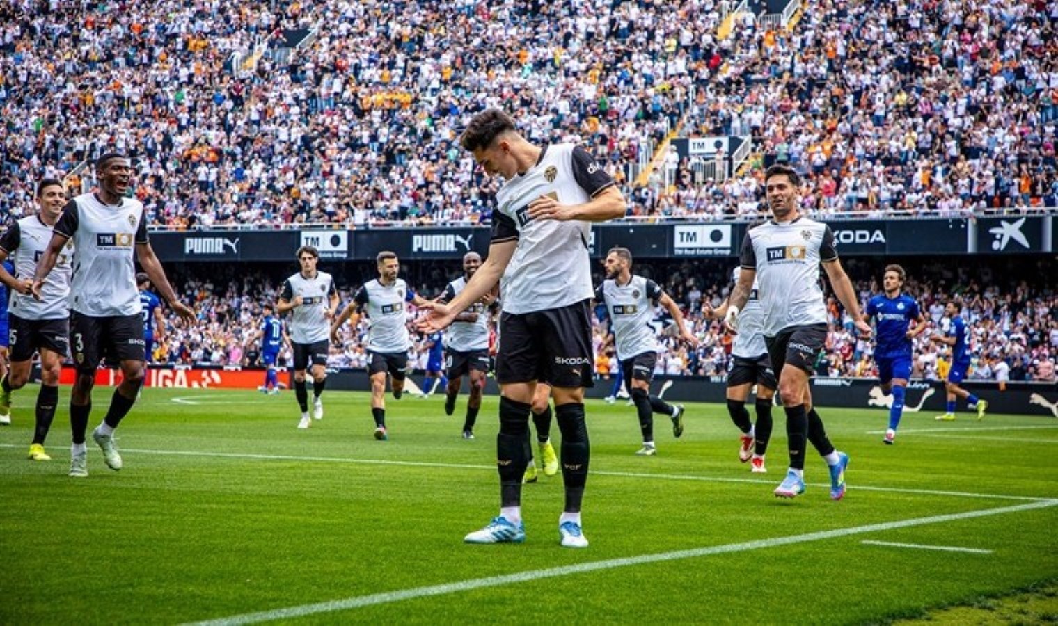 Valencia’dan Getafe karşısında net galibiyet